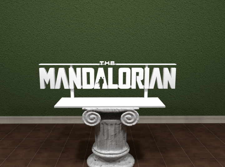 Mandalorian 3D Printable LOGO