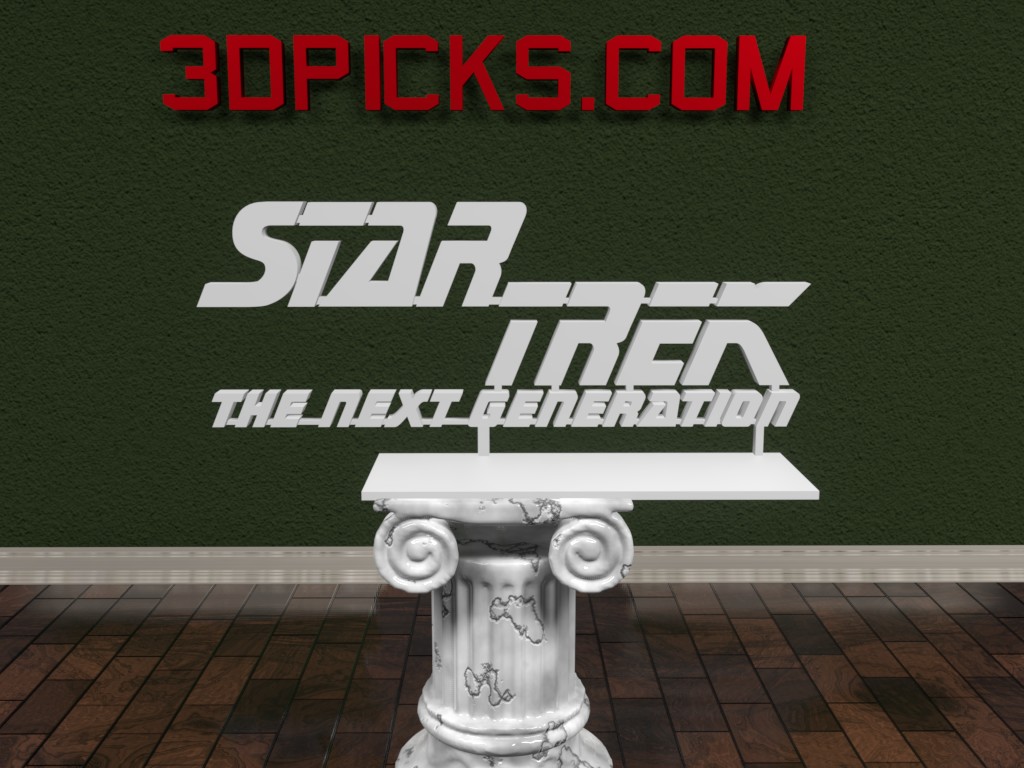 Star Trek: 3D Printable Logo’s!
