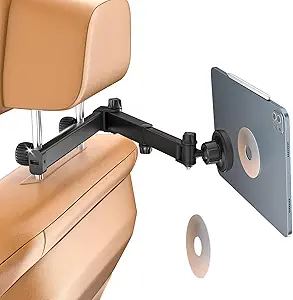 Magnetic Headrest Car Tablet Mount